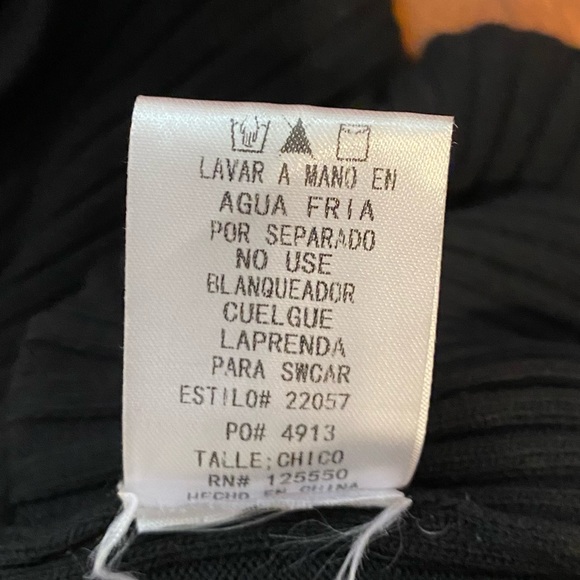 Hera Collection Black Bodycon Stretchy Midi Sweater Dress - Picture 7 of 7